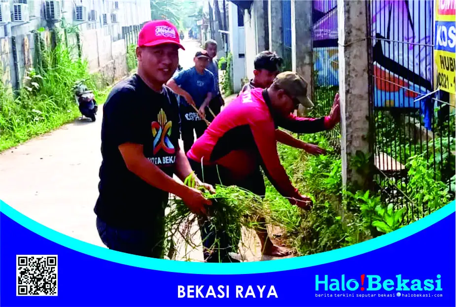 Wujudkan Lingkungan Bersih dan Sehat, Sekel Jatisari Kompak Laksanakan Korve Bersama Warga