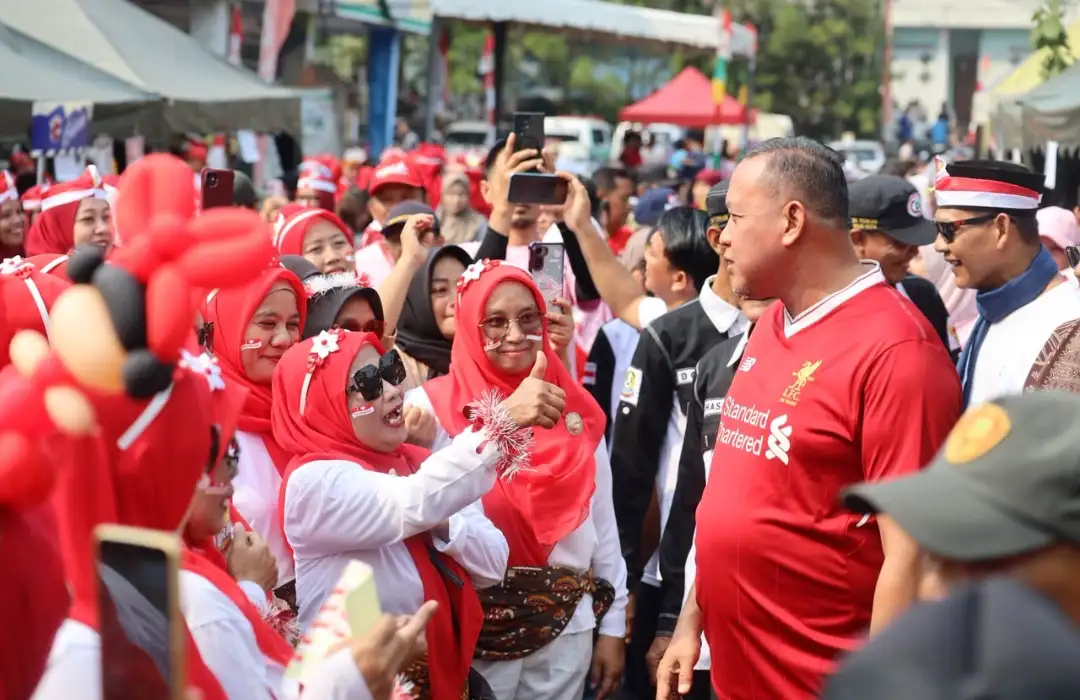 Wali Kota Bekasi Hadiri Gebyar HUT RI ke-81 di Jatimurni, Tekankan Solidaritas untuk Korban Gempa NTT