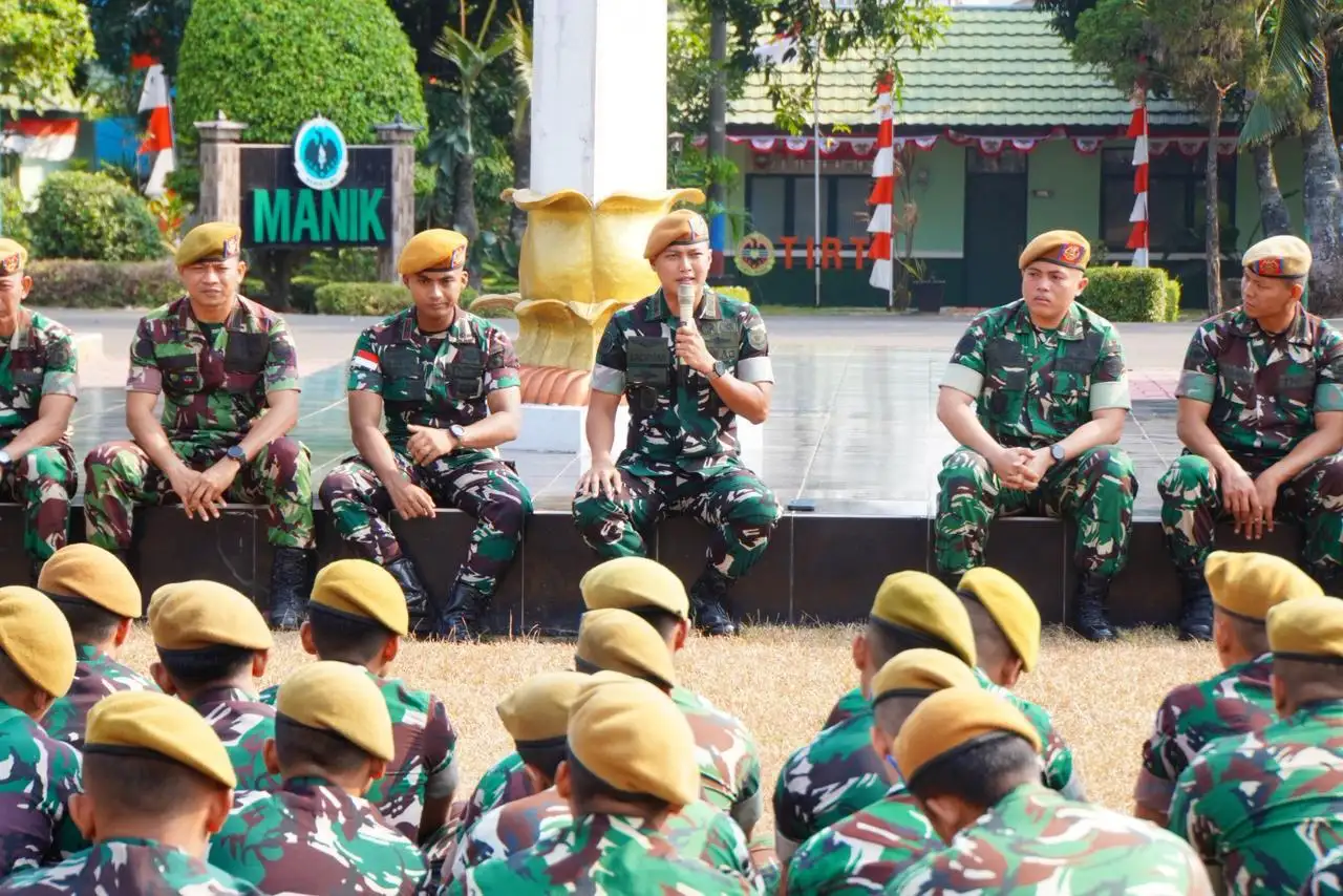 Danyon Arhanud 10/ABC Tekankan Bijak Bermedia Sosial dan Kesiapsiagaan Prajurit