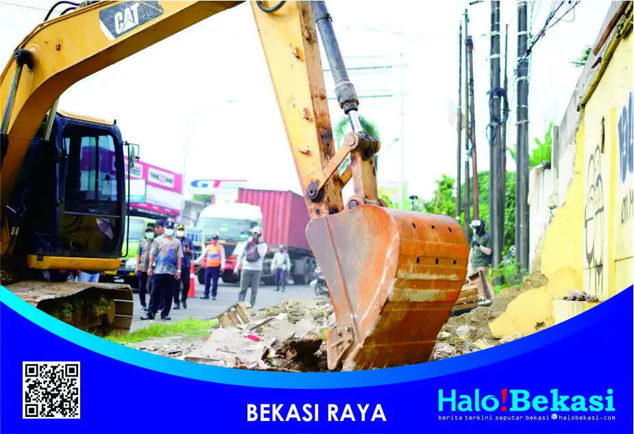 Pembangunan Fly Over Bulak Kapal Dimulai, Proses Pembongkaran Diselesaikan Dalam Waktu Singkat