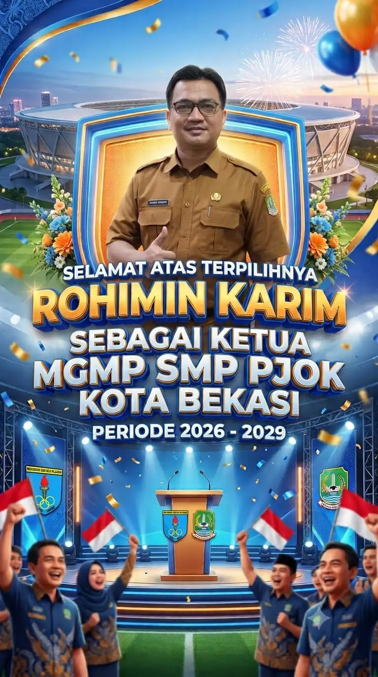 Bang Roy Nahkodai MGMP PJOK SMP Kota Bekasi, Dorong Guru Makin Solid