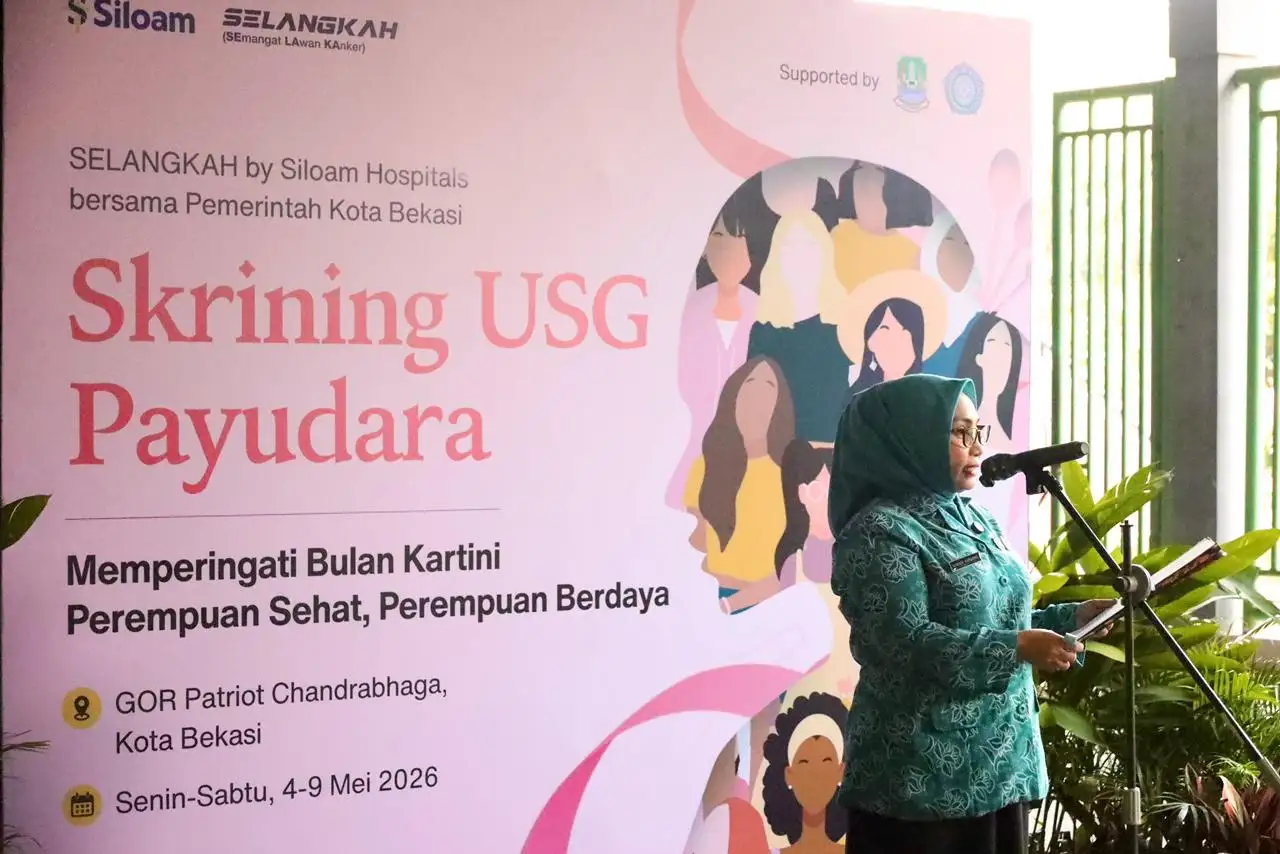 2.500 Perempuan Ikuti Skrining USG Payudara, CKG, dan HPV DNA Gratis di GOR Patriot