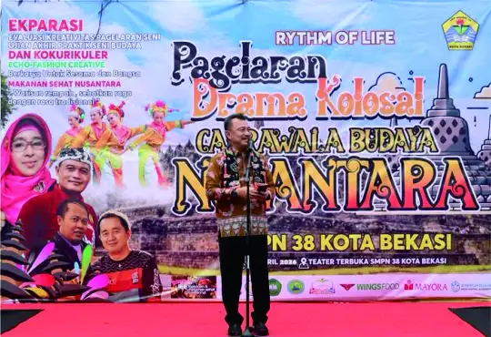 Wakil Walikota Bekasi Apresiasi Kreativitas Siswa Dalam Drama Kolosal Budaya