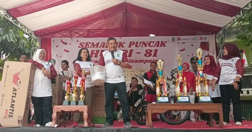 Semarak HUT RI ke-81 di Jatisampurna Bekasi: Lomba Tumpeng hingga Gapura Ramai Warga Meski Digelar di Hari Kerja