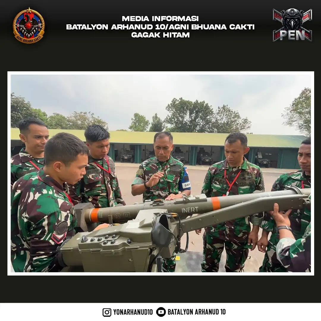 Kuasai Sistem Mistral, Arhanud 10/ABC Perkuat Kesiapan Operasional Prajurit