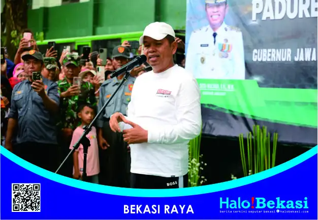Gubernur Jabar Dedi Mulyadi Resmikan Ruang Terbuka Publik Padurenan, Dimeriahkan Dengan Pertandingan Sepak Bola