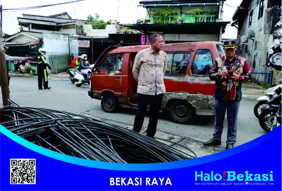 Wali Kota Bekasi Marah, Galian Fiber Optic Melanggar Aturan Laporkan ke Aparat Penegak Hukum