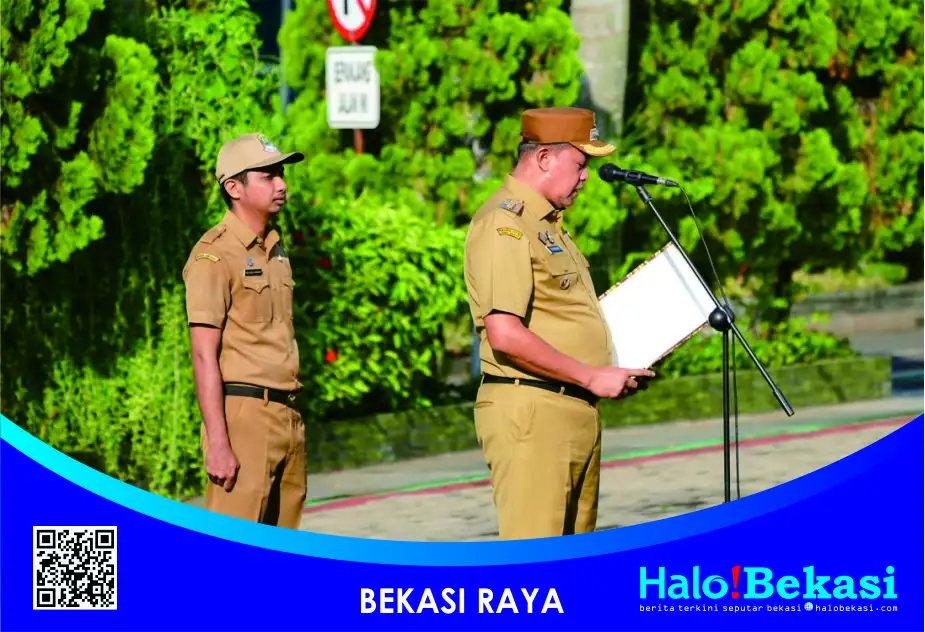 Apel Pagi, Wali Kota Bekasi Kembali Tegaskan ASN Produktif Saat WFH Serta Jumat Bersepeda