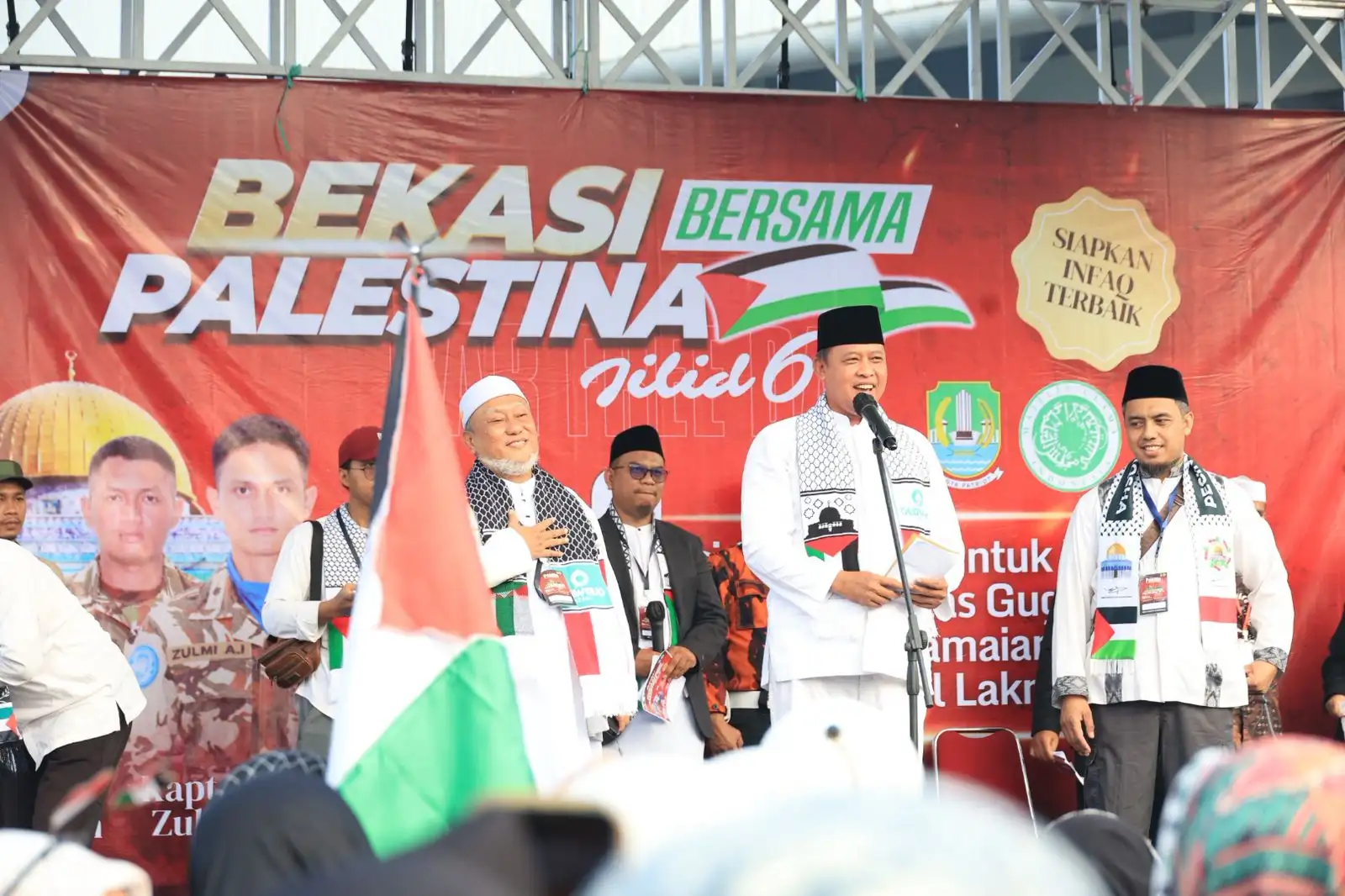 Aksi Solidaritas untuk Palestina, Wali Kota Bekasi: Harus Diiringi Aksi Nyata dan Terukur