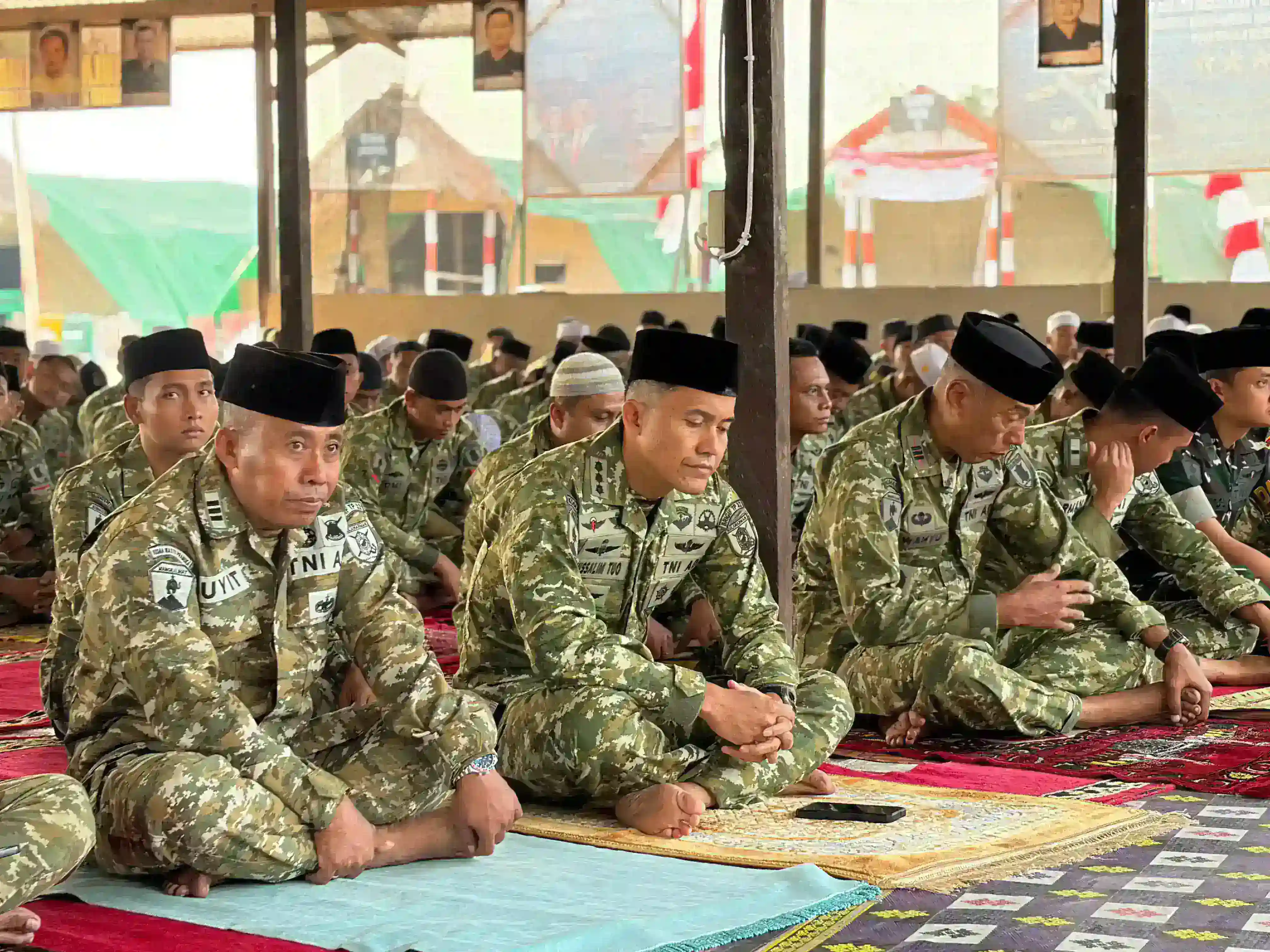 Di Tengah Kemarau dan Ancaman Karhutla, Prajurit Mangkalihat Menengadah Memohon Hujan
