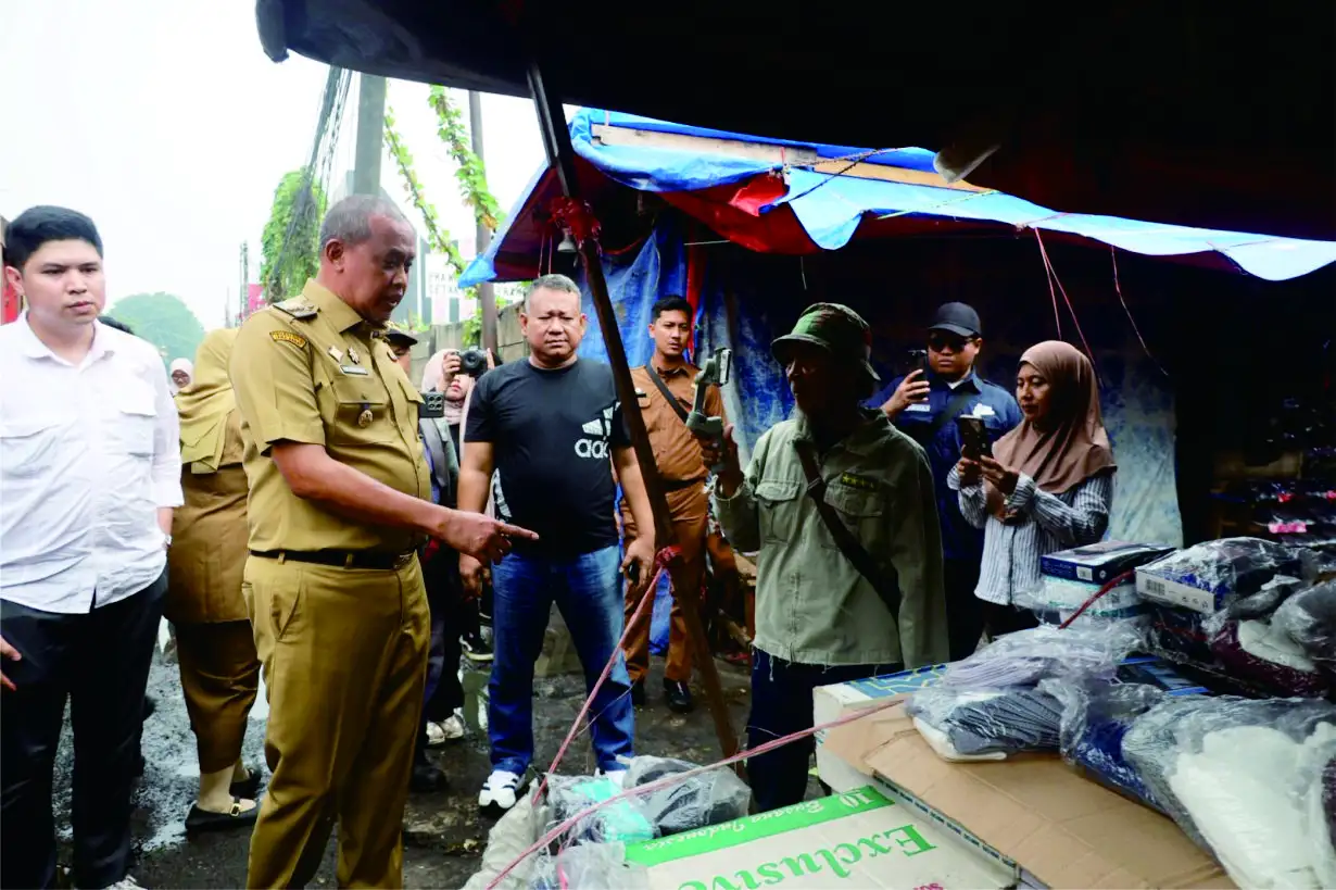 Tri Adhianto Harapkan Pedagang Patuh Penataan Pasar Baru, Tidak Ada Pihak yang Menghambat Kebijakan