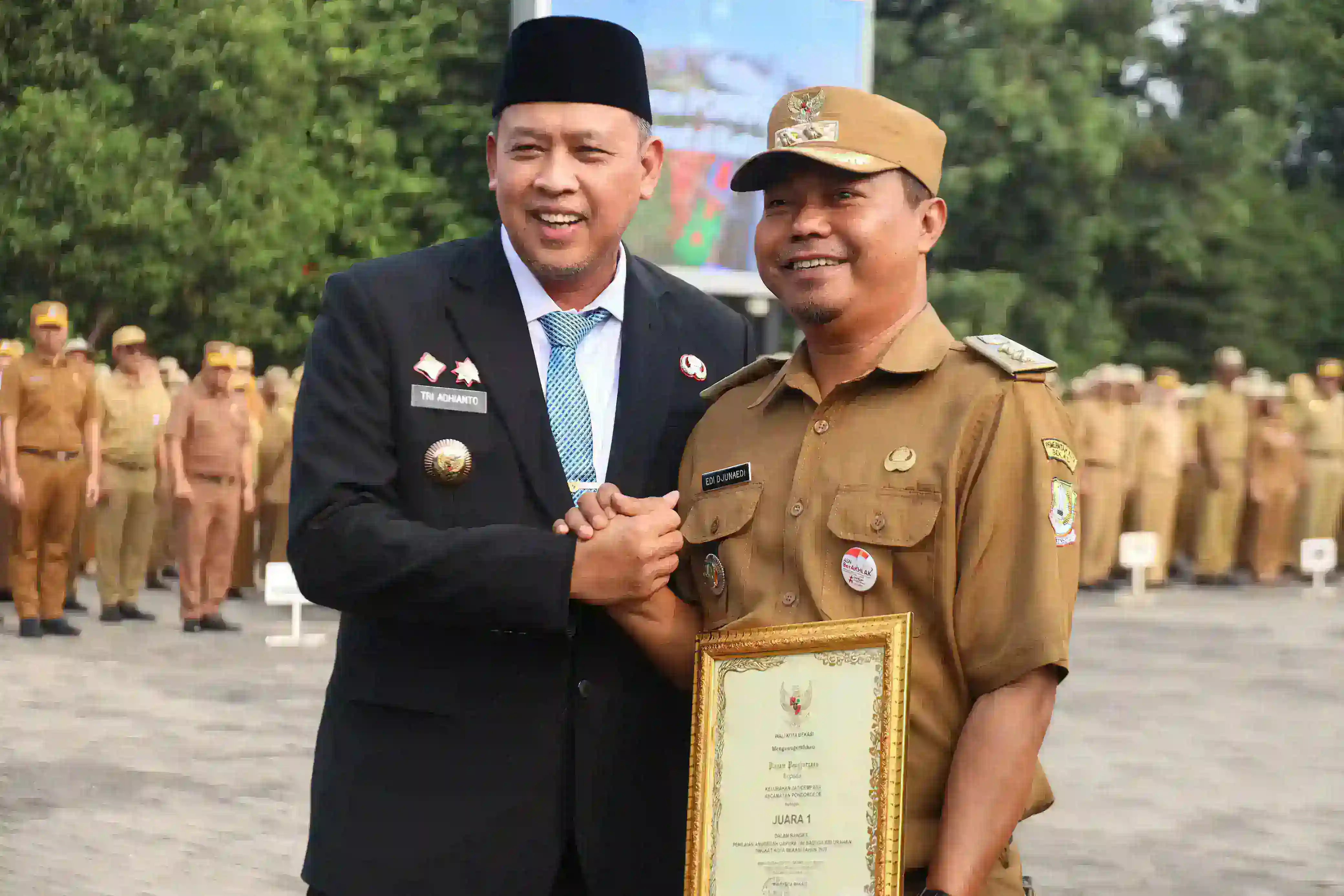 Target Juara Satu Terwujud, Jaticempaka Borong Dua Gelar Terbaik Kota Bekasi 2026