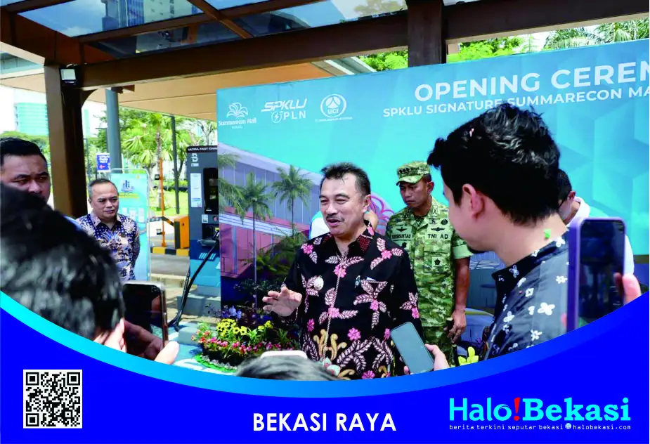 Wakil Wali Kota Bekasi Hadiri Peresmian SPKLU Berkapasitas Besar di Summarecon Mall Bekasi