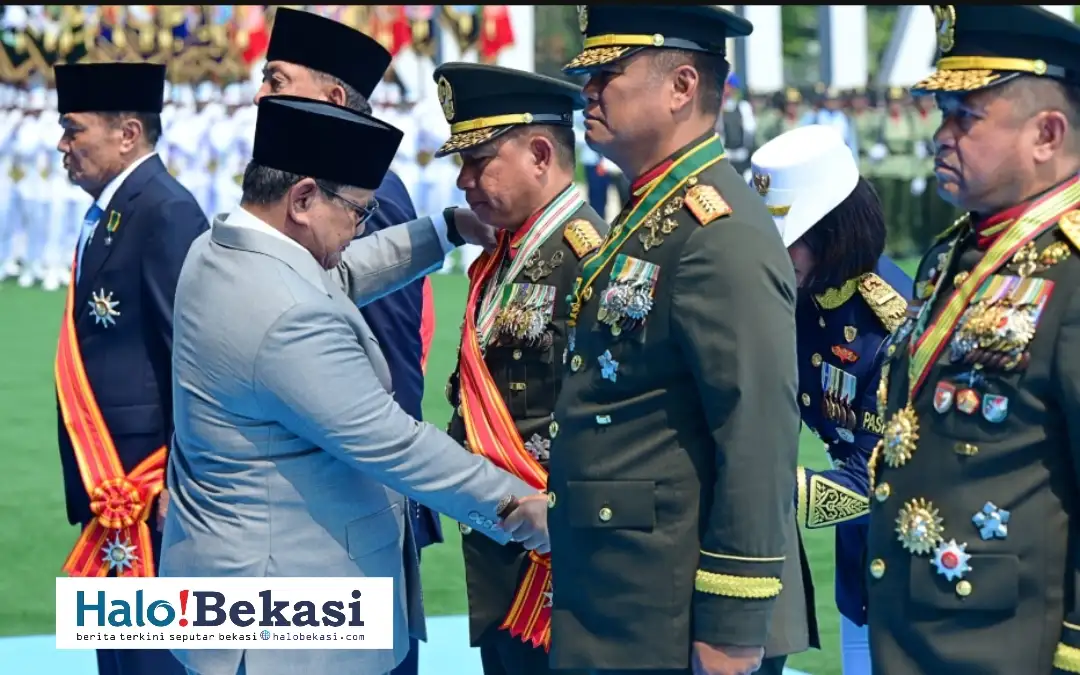Tujuh Tokoh Militer Raih Bintang Mahaputera di HUT ke-81 TNI