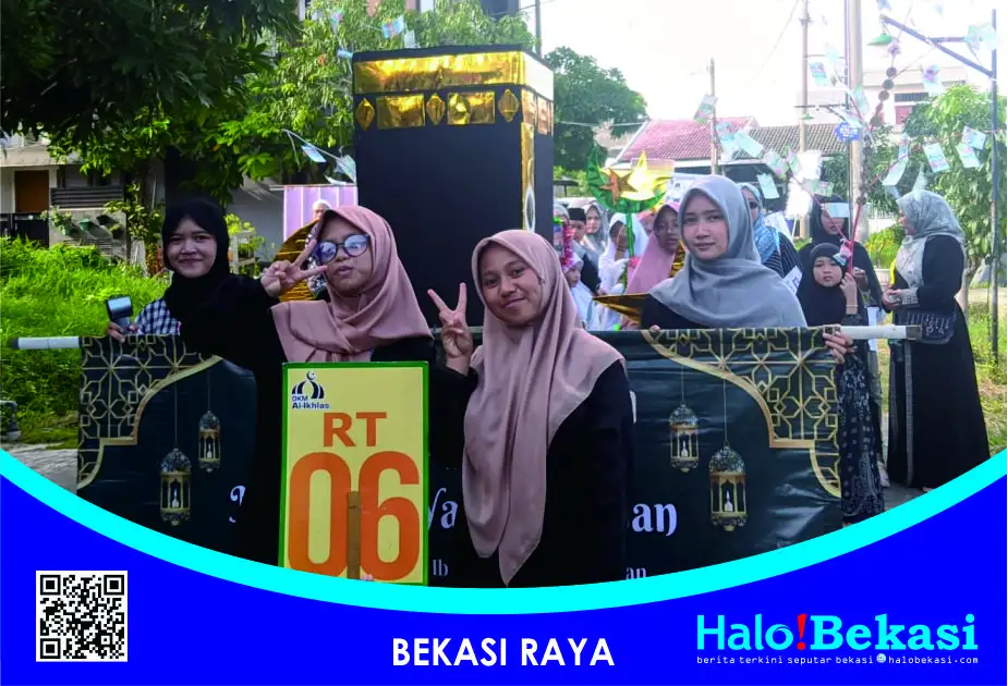 Ratusan Jamaah Masjid Al Ikhlas VGH Babelan Kabupaten Bekasi Gelar Tarhib Ramadhan